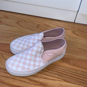 vans pink checkered
